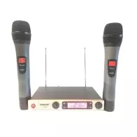 Microphone sans fil portable Shure SH-588D,avec deux microphones