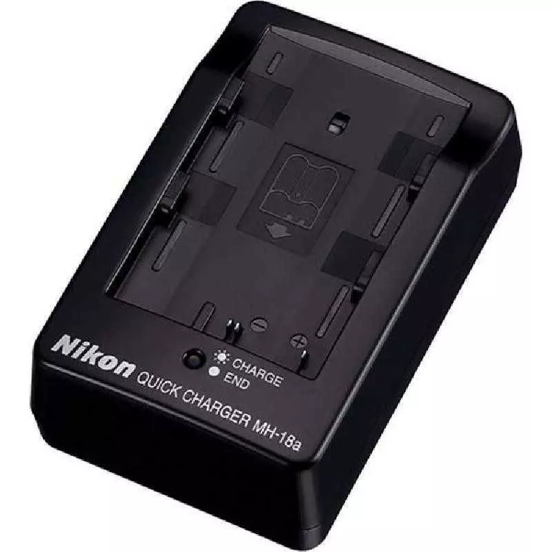 Chargeur de batterie Nikon MH-18A Compatible avec Nikon D80, D200, D300 et D700