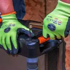 Jeu de clés hexagonales pliantes en métal métrique 8 pièces