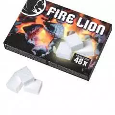 Cube allume feu cheminee 48 pieces