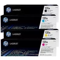 Cartouche toner HP 131A Noir, Jaune, Bleu, Rouge