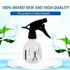 Vaporisateur Bouteille Plante Fleur pulvérisateur d'eau 275ml Excellent pour styliste de Cheveux Noir