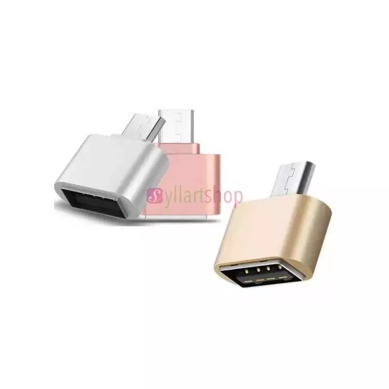 Connecteur Adaptateur OTG pour Android | Transformez votre Smartphone en Hôte USB | Noir