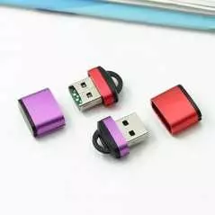 Mini Lecteur de Carte Micro-SD TF | Haute Vitesse USB 2.0 | Pour PC, Téléphone & Voiture