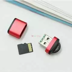 Mini Lecteur de Carte Micro-SD TF | Haute Vitesse USB 2.0 | Pour PC, Téléphone & Voiture
