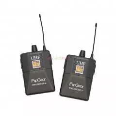 Microphone sans fil portable UHF W-15C (10 canaux sélectionnables) - 2 casques