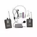 Microphone sans fil portable UHF W-15C (10 canaux sélectionnables) - 2 casques
