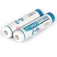 Batterie rechargeable Goop AAA 1350 mAh Ni-MH 1.2V 2 pièces (1 paire), jusqu'à 1100 cycles