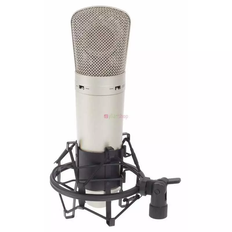 Microphone studio lectrostatique double diaphragme Behringer B-2 Pro