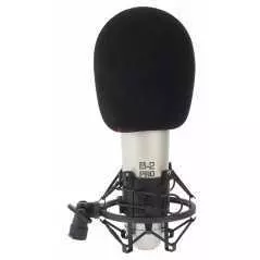 Microphone studio lectrostatique double diaphragme Behringer B-2 Pro