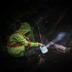 Lanterne de camping portative de sauvegarde de batterie au lithium-ion LED rechargeable