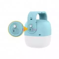 Lanterne de camping portative de sauvegarde de batterie au lithium-ion LED rechargeable