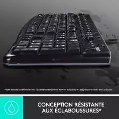Ensemble souris + clavier Logitech filaire MK120 (QWERTY Anglais)