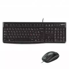 Ensemble souris + clavier Logitech filaire MK120 (QWERTY Anglais)