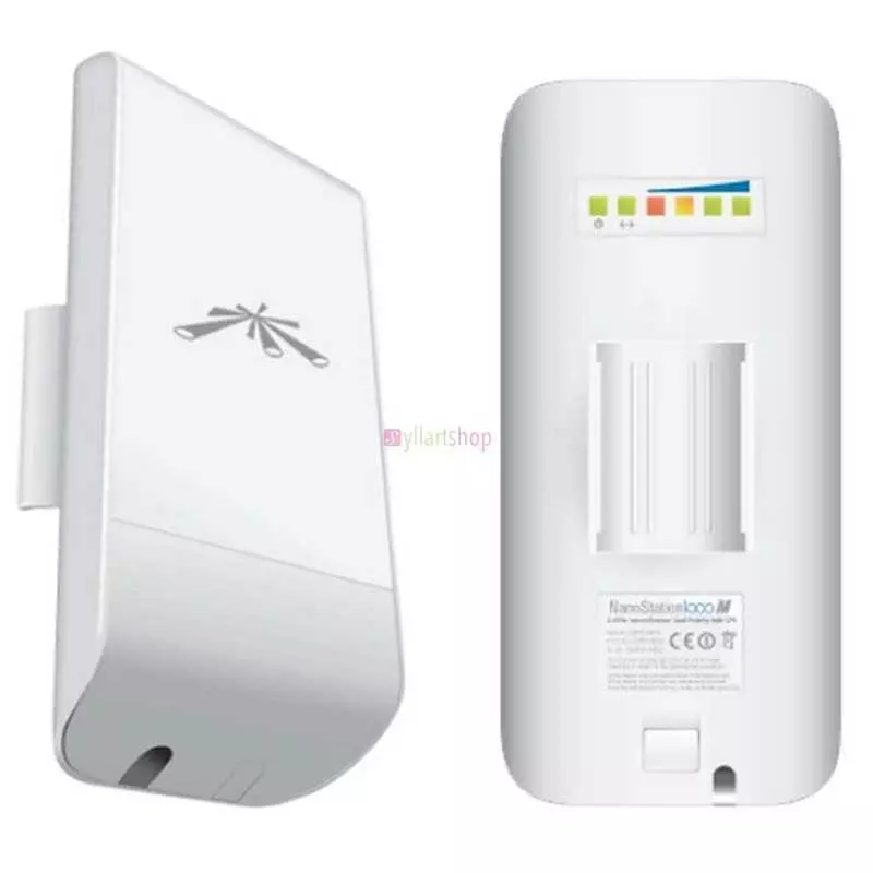 Ubiquiti NanoStation Loco M5 | CPE Extérieur 5GHz 13dBi | 150+ Mbps PoE Passif