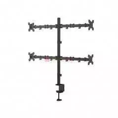 Support 4 bras moniteur LCD à quatre écrans réglable en hauteur