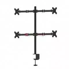 Support 4 bras moniteur LCD à quatre écrans réglable en hauteur