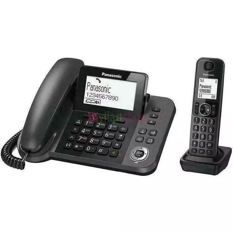 PANASONIC KX-TGF310 | Téléphone DECT sans fil | 100 Noms | Mains-libres