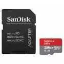 Carte mémoire SanDisk Ultra microSD UHS-I U1 256 Go 150 Mo/s + Adaptateur SD