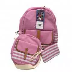 Sac à dos scolaire couleur mix LOUPIN S1001