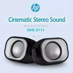 Haut-Parleurs HP DHS-2111 Stéréo | USB Alimenté | LED/RGB Gaming | Bureau Compact