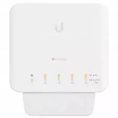Switch Ubiquiti UniFi USW-Flex | 5 Ports Gigabit | 4 Ports PoE+ | Extérieur & Intérieur