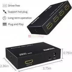 Splitter HDMI MT-VIKI MT-SP104M 1 en 4 sorties Full Ultra HD 1080P 4K/2K 1X4 Port