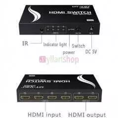 Switch HDMI Et Splitter 4 Entrées Et 2 Sorties MT-VIKI MT-HD4-2