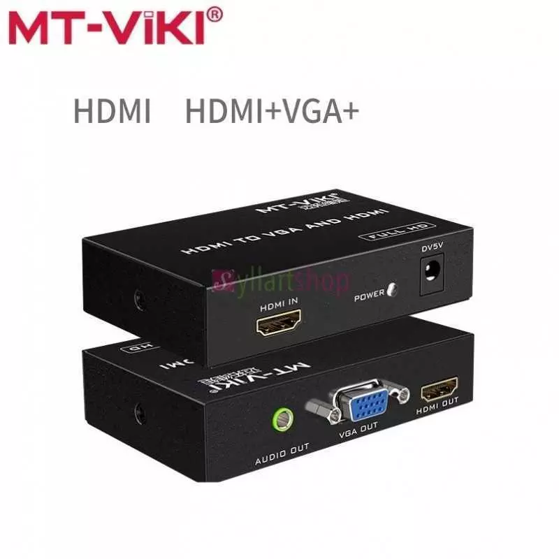 Convertisseur audio HDMI vers VGA + HDMI MT-VKI MT-HV03