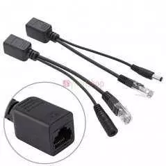 Adaptateur PoE Passif sur Ethernet | Séparateur Injecteur 12-48V | Alimentation Caméra IP & WiFi