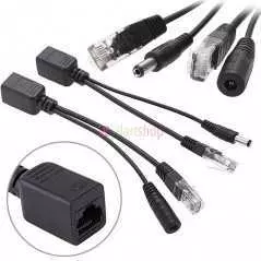 Adaptateur PoE Passif sur Ethernet | Séparateur Injecteur 12-48V | Alimentation Caméra IP & WiFi