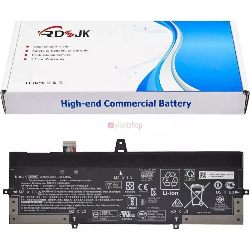 Batterie HP EliteBook X360 1030 G3 G4 Series