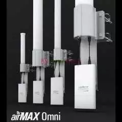 Antenne Ubiquiti AMO-2G13 airMAX Omni | 2.4 GHz | 13 dBi Dual-Pol | Station de Base PtMP