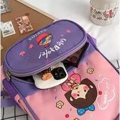 Sac d'école original pour enfant, en toile de dessin animé