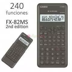 Calculatrice CASIO fx-82MS (2e Éd.) | Scolaire, Fiable et Ergonomique | 240 Fct
