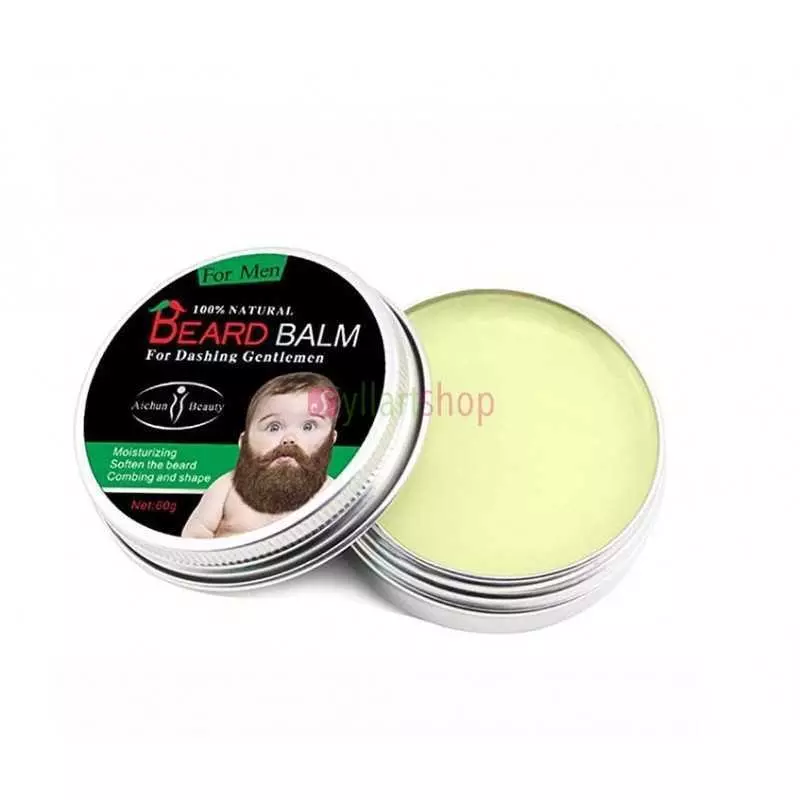Baume à barbe pour homme 100% naturel 60g