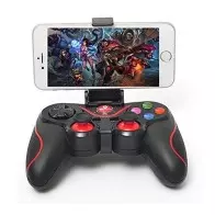 Manette de jeu sans fil Porro Fino V8 avec contrôleur de jeu à double vibrateur pour PC/7/8/10/Switch/TV Box