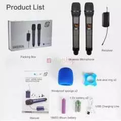 Microphone de haute qualité universel sans fil SHENGFU W-15