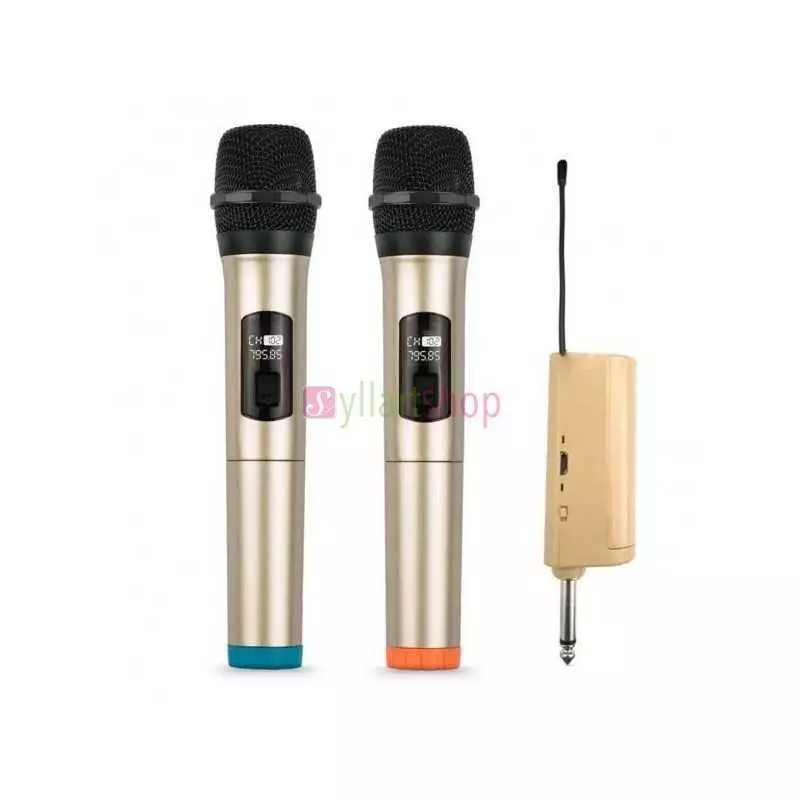 Microphones sans fil karaoké SHURE SM-820A 2 pieces