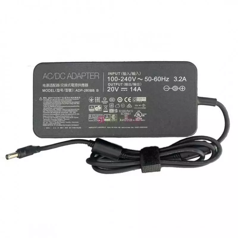 Chargeur ASUS Gaming Original 280W | 20V 14A | Connecteur 6.0x3.7mm