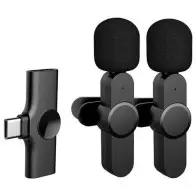 Microphone Lavalier sans fil double K11 pour Androïd