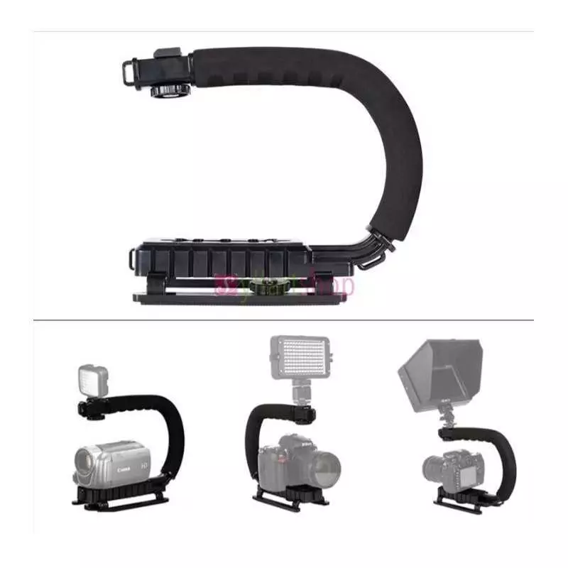 Stabilisateur vidéo Portable en forme de U et C, pour appareil photo DSLR, Nikon, Sony, léger, pour Gopro