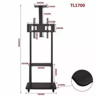Support TV sur Pied V-STAR TL 1700 | Pour écrans 32-75"