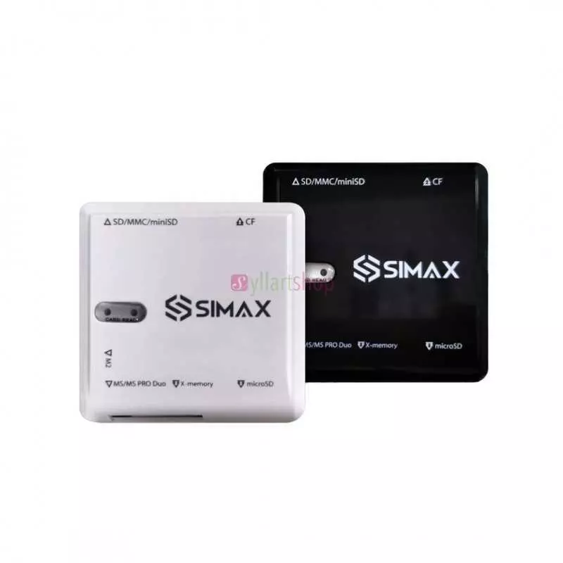 Lecteur de Carte SIMAX Tout-en-1 | USB 2.0 | Multi-Formats | CF SD MicroSD
