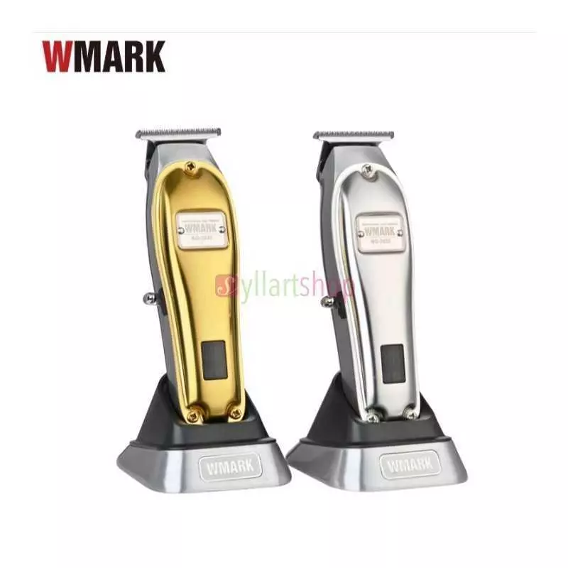 Tondeuse sans fil rechargeable WMARK NG-2035 en métal, avec support de Charge et affichage numérique