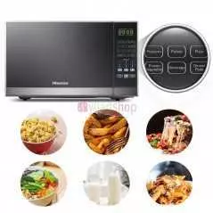 HISENSE H36MOMMI | Micro-ondes Solo 36L Puissant - Silver Miroir