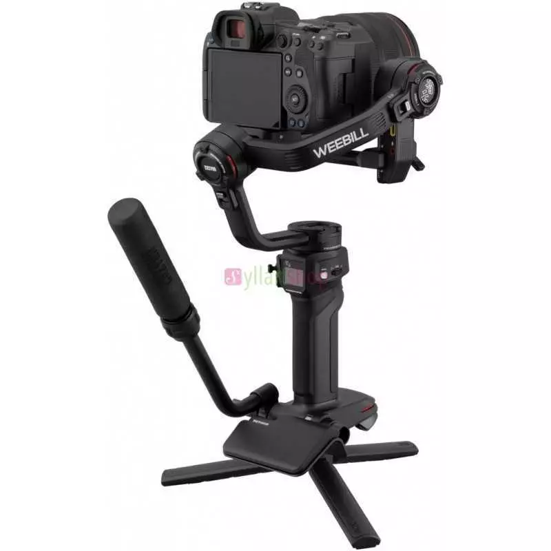 Stabilisateur de cardan portable Zhiyun WEEBILL 3 avec ensemble de poignées extensibles et sac à dos