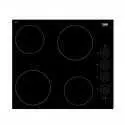 Table de cuisson encastrée Beko HIC 64100 60cm Vitrocéramique 4 zones vitrocéramique