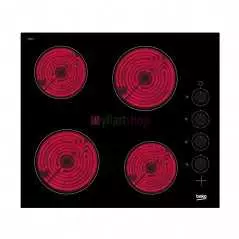 Table de cuisson encastrée Beko HIC 64100 60cm Vitrocéramique 4 zones vitrocéramique