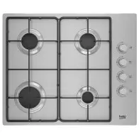 Table de cuisson encastrable Beko HIGG 64123 SXL (Gaz, 61)